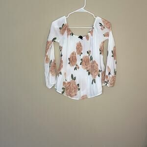 Free Press Floral Longsleeve Blouse